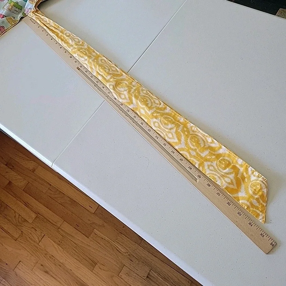 Handmade Halter Apron Retro Campers Damask Print Reversible Self‎ Tie Mod Foodie
